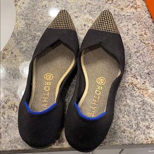 Black and Gold Rothys